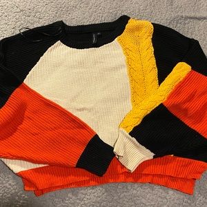 Multi color sweater